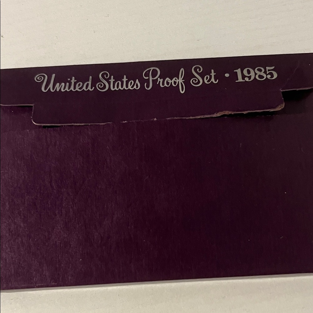 Mint Purple Presentation Coin Set with Silver and Copper Coins
